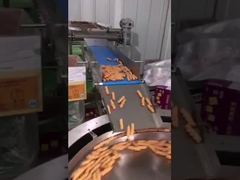 دستگاه بسته بندی چندگانه بستنی آب نبات چوبی بستنی فلو پک افقی