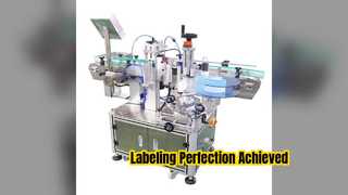 دستگاه لیبل زن اتوماتیک بطری سس فلفل قرمز