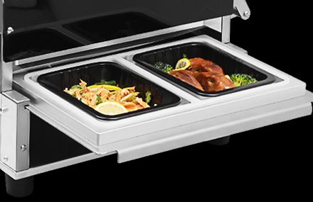 Fully Automatic Food Tray Sealer DF300TA with Food Grade 304 Stainless Steel and 6061 Anodized Aluminum Mold