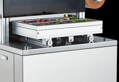 Automatic Tray Sealer with Food Grade 304 Stainless Steel and 6061 Anodized Aluminum Mold for Modified Atmosphere Packaging