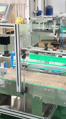 Fully automatic vertical positioning round bottle labeling machine CH-302 wine bottle glass bottle taper bottle adhesive labeling machine