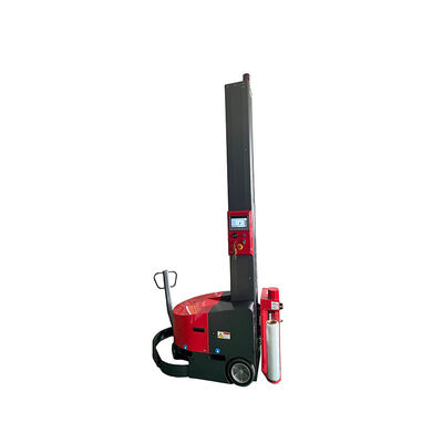 Electric PLC-controlled  Auto-induction Self-propelled Intelligent Mobile Stretch Film Pallet Wrapping Machine for Food Beverage