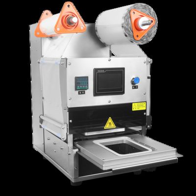 دستگاه بسته‌بندی سینی غذای اتوماتیک DF250TA-E، جایگزین گاز برقی مستقیم از کارخانه، سینی پلاستیکی، بسته‌بندی معمولی