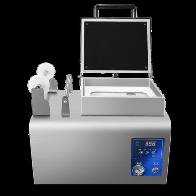 دستگاه آب بندی پوست وکیوم سینی پلاستیکی CH-DQ230VST با فولاد ضد زنگ درجه غذایی و قالب آلومینیوم آنودایز 6061 برای بسته بندی فست فود