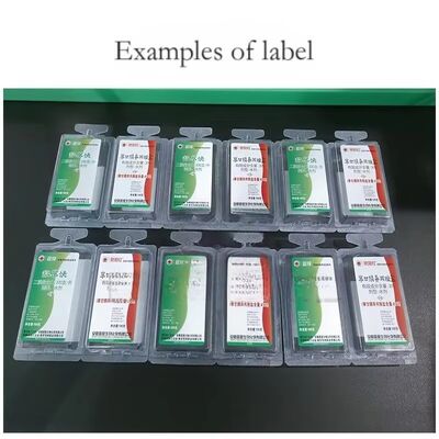 Fully Automatic High-Precision Flat Double-Head Labeling Machine CH-601-2 for Bags& Cartons High-Accuracy Energy Saving Touch Screen