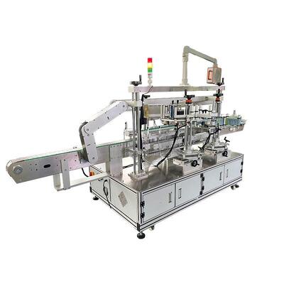 Manufacturer Customized CH-902F Fully Automatic Four Head Double Side Metal Toolbox Adhesive Sticker Front and Back Labeling Machine