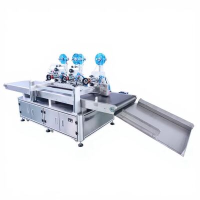 دستگاه برش استیکر جعبه مقوایی سه هد سفارشی CH-609F، استیکر جعبه مقوایی با قابلیت پاره شدن آسان، دستگاه برش نوار دو طرفه